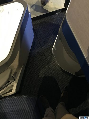 Fairly tight sqeeze getting out of these particular seats