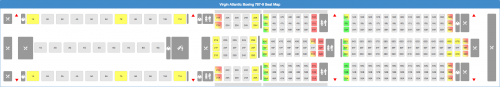 Virgin Atlantic 787-9 Seat Map Virgin Atlantic 787-9 Seat Map