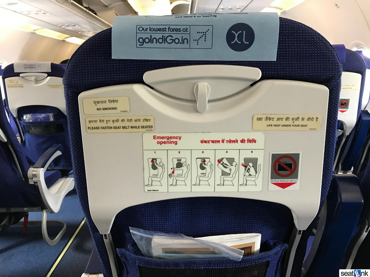 IndiGo A320 Seat Plus XL Review in 14 photos The Seatlink Blog