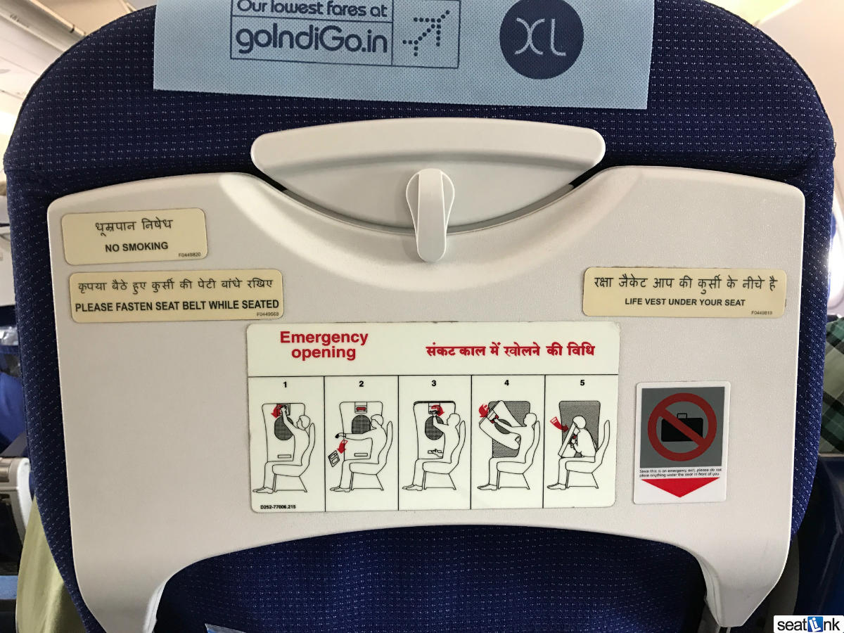 IndiGo A320 Seat Plus XL Review in 14 photos The Seatlink Blog