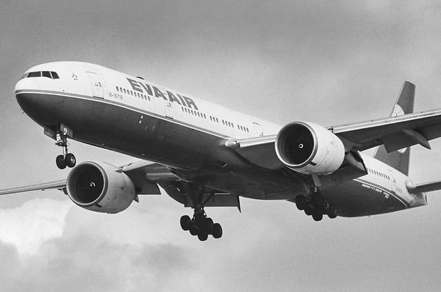 EVA Air Boeing 777 300er 77A aircraft