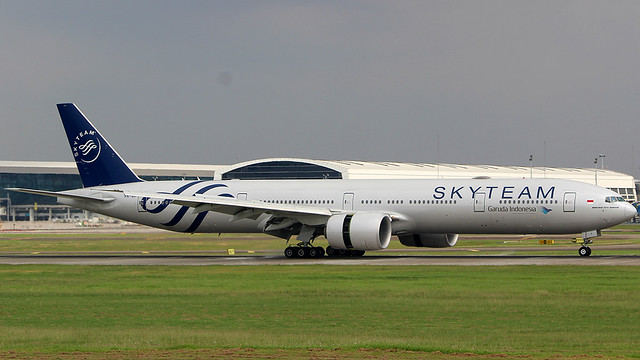Garuda Indonesia Boeing 777 V2 aircraft