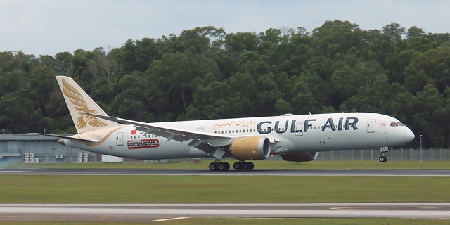 Gulf Air Boeing 787 9 aircraft