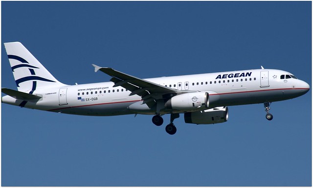 Aegean Airlines Airbus A320 All Economy aircraft