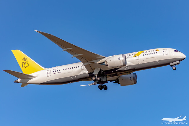 Royal Brunei Airlines Boeing 787 aircraft