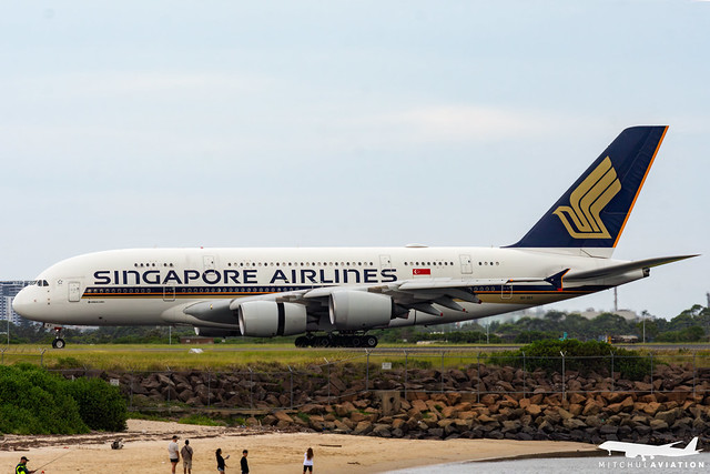 Singapore Airlines Airbus A380 800 V1 aircraft
