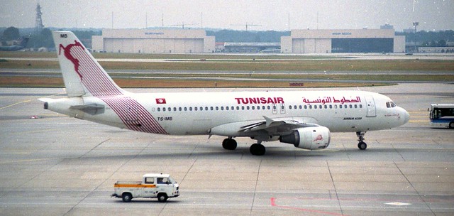 Tunisair Airbus A320 Seat Map 433 aircraft