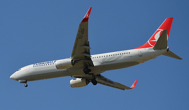 Turkish Airlines Boeing 737 800 Seat Map 1011 aircraft