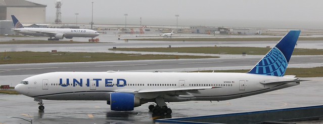 United Airlines Boeing 777 V2 aircraft
