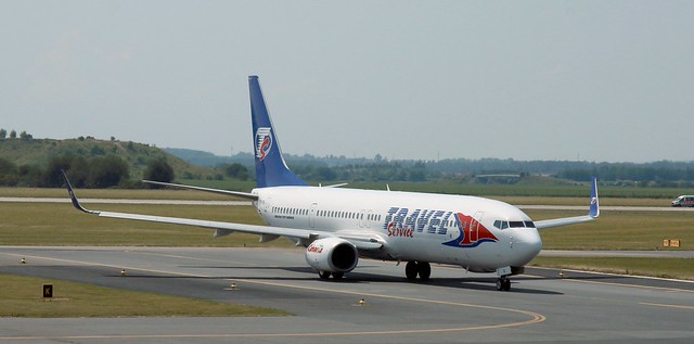 Smart Wings Boeing 737 400 aircraft