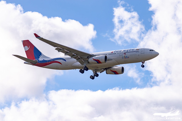 Nepal Airlines Airbus A330 aircraft