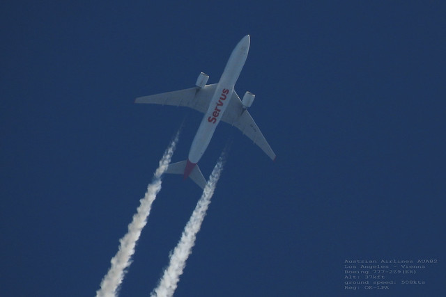 Austrian Airlines Boeing 777 200 200er aircraft
