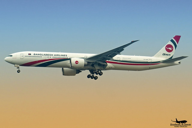 Biman Boeing 777 aircraft