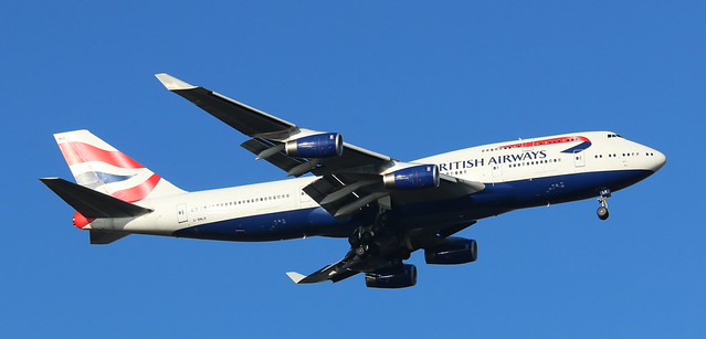 British Airways Boeing 747 400 V3 Seat Map 2425 V3 aircraft