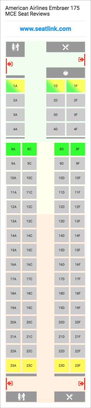 Emb 145 Seating Chart