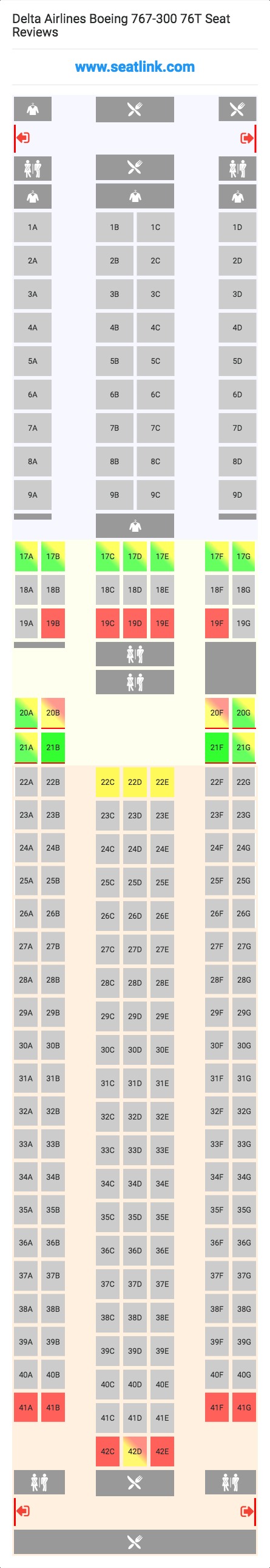 Boeing 767 300 Hawaiian Airlines Seating Chart