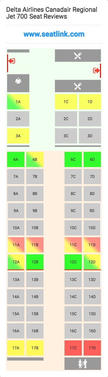 Crj 200 Seating Chart