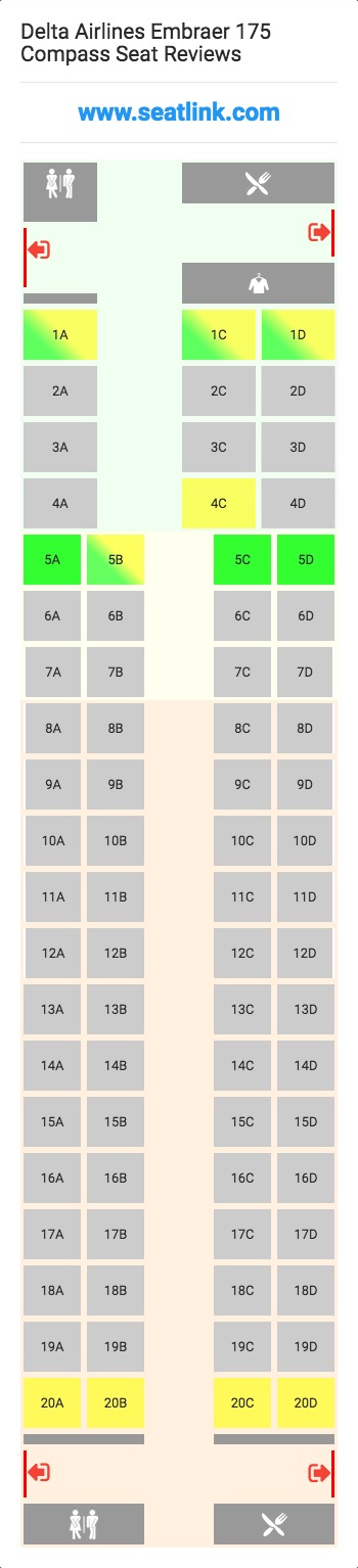 Delta Seating Chart