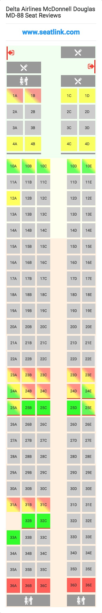 Mcdonnell Douglas Md 88 Jet Seating Chart