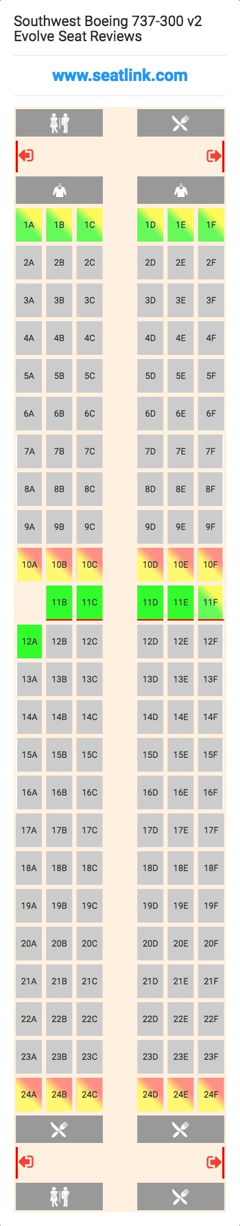 737 Max Seating Chart