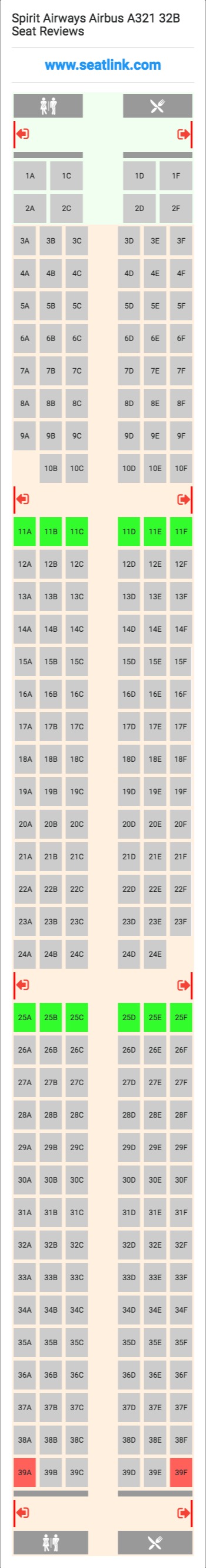 American Airlines Seating Chart A321