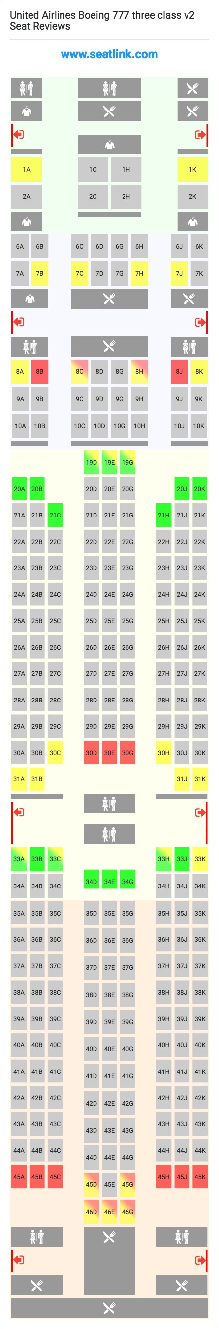 United 777 200 Seating Chart