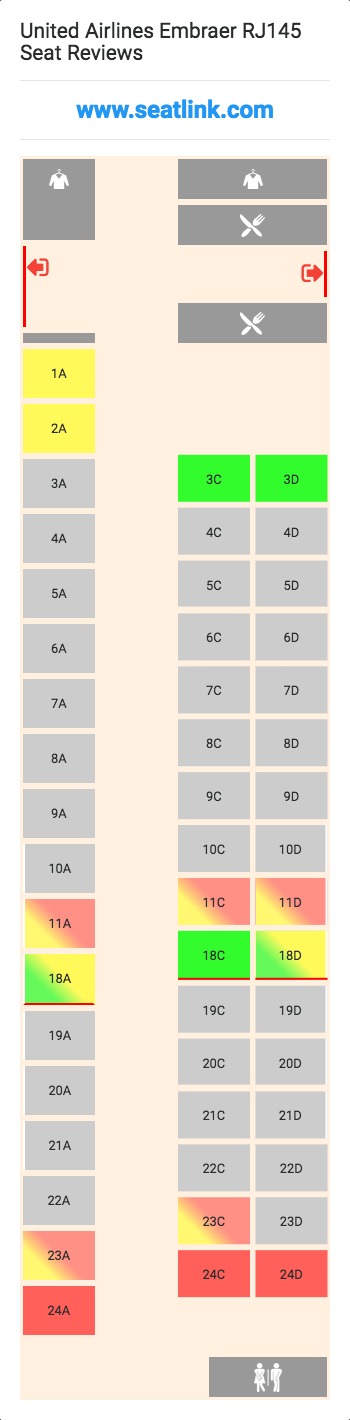 Embraer Rj135 Seating Chart United