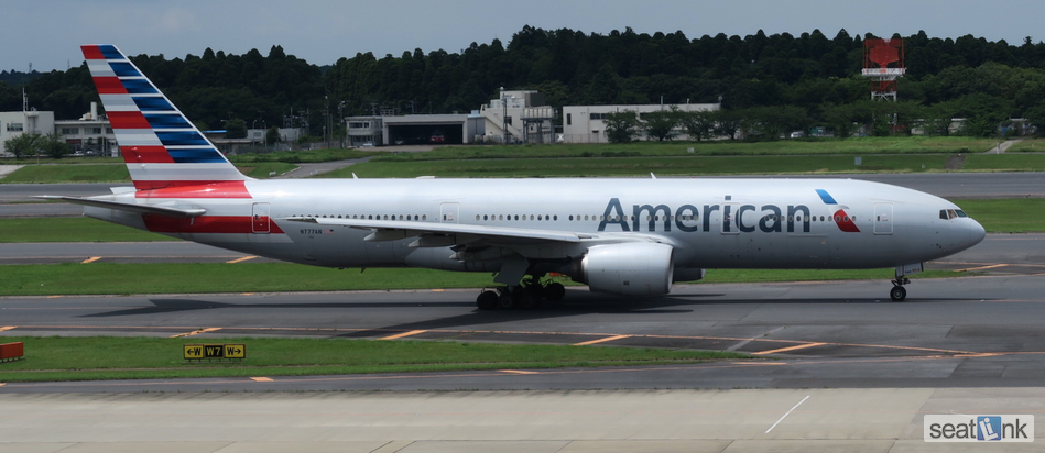 American Airlines 777-200 (772) Version Zodiac with premium economy