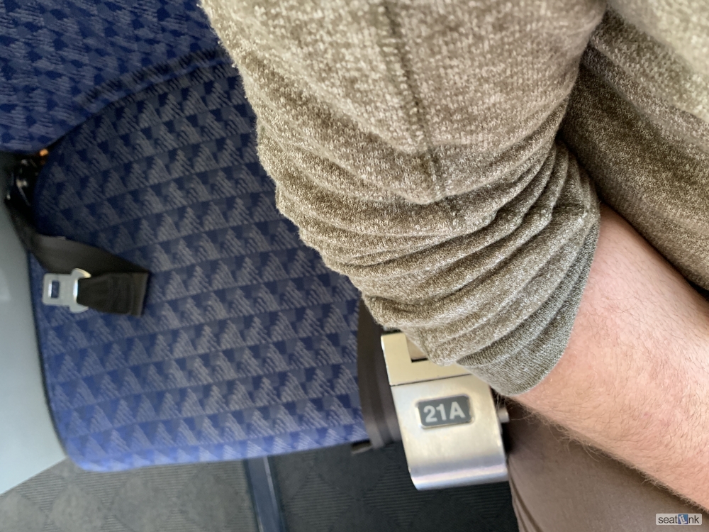 Traveler photo, seat 21A