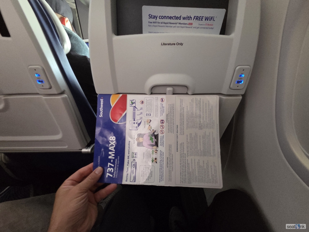 Traveler photo, seat 3F