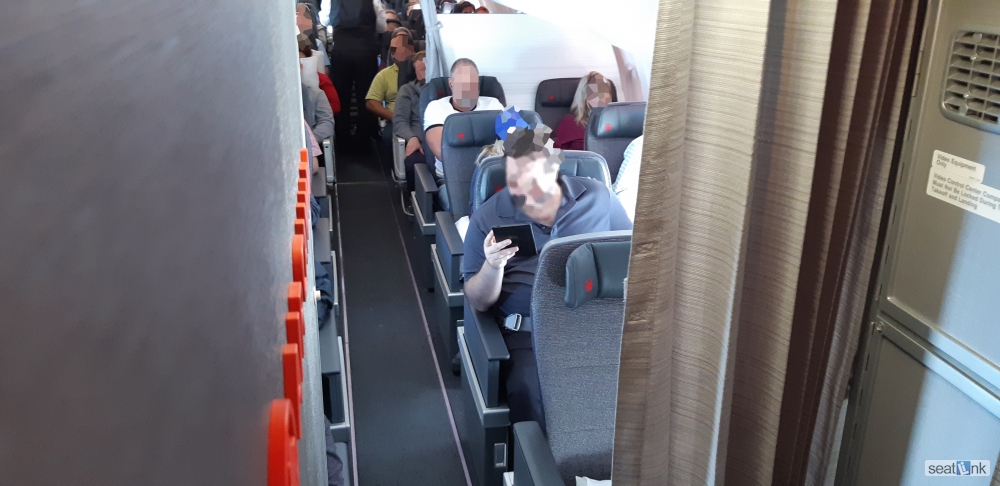 Traveler photo, seat 1C