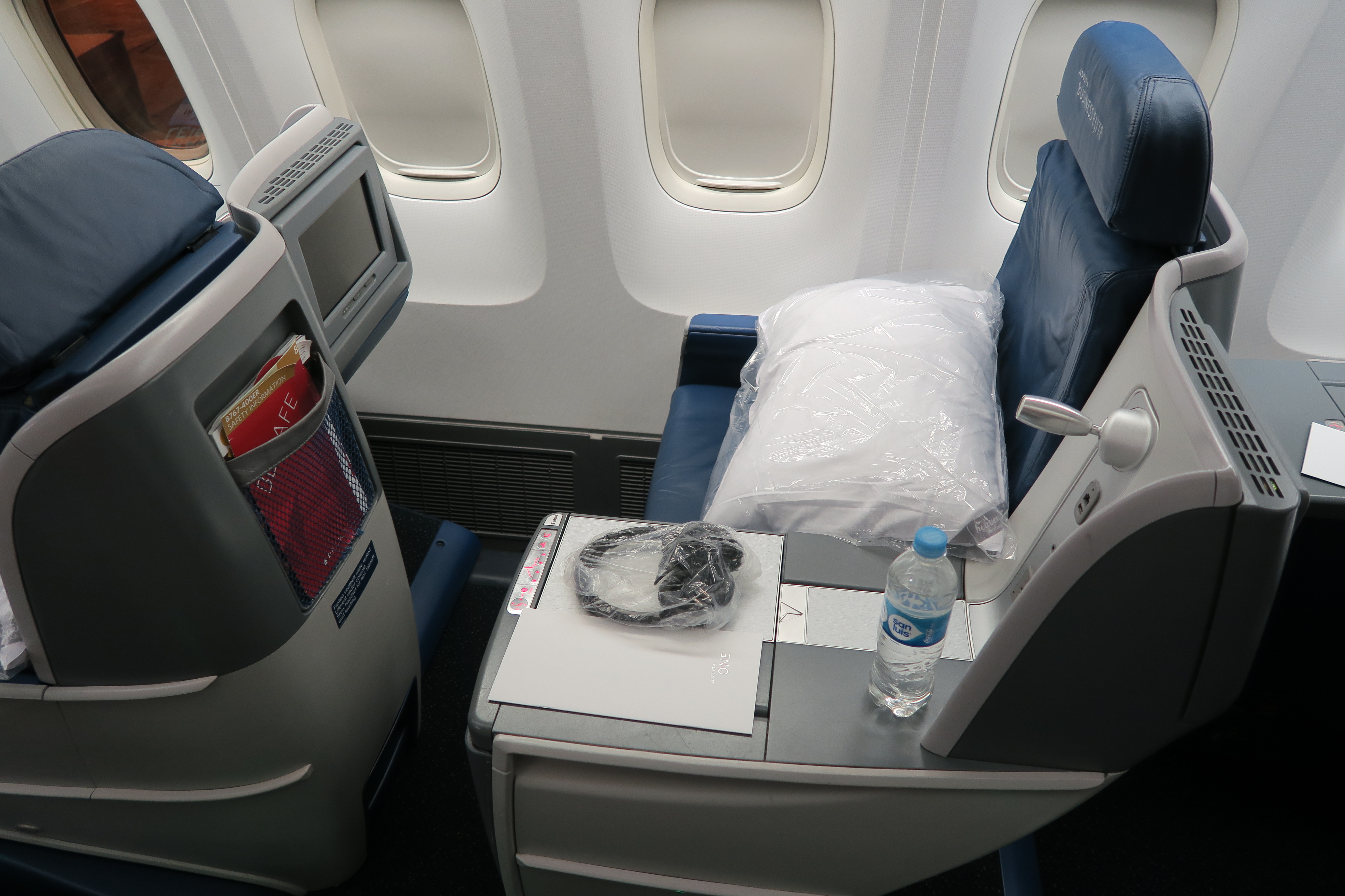 Traveler photo, seat 7D