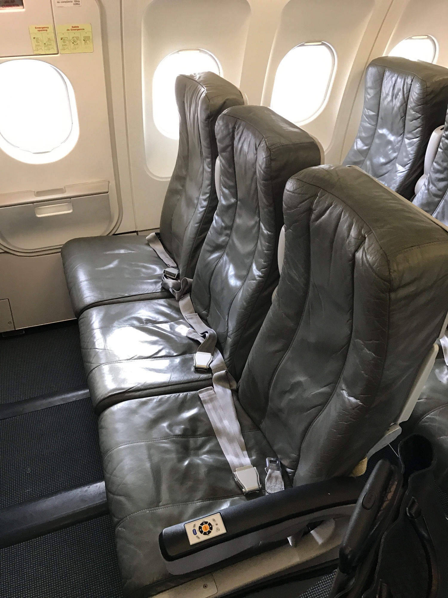 Traveler photo, seat 11D