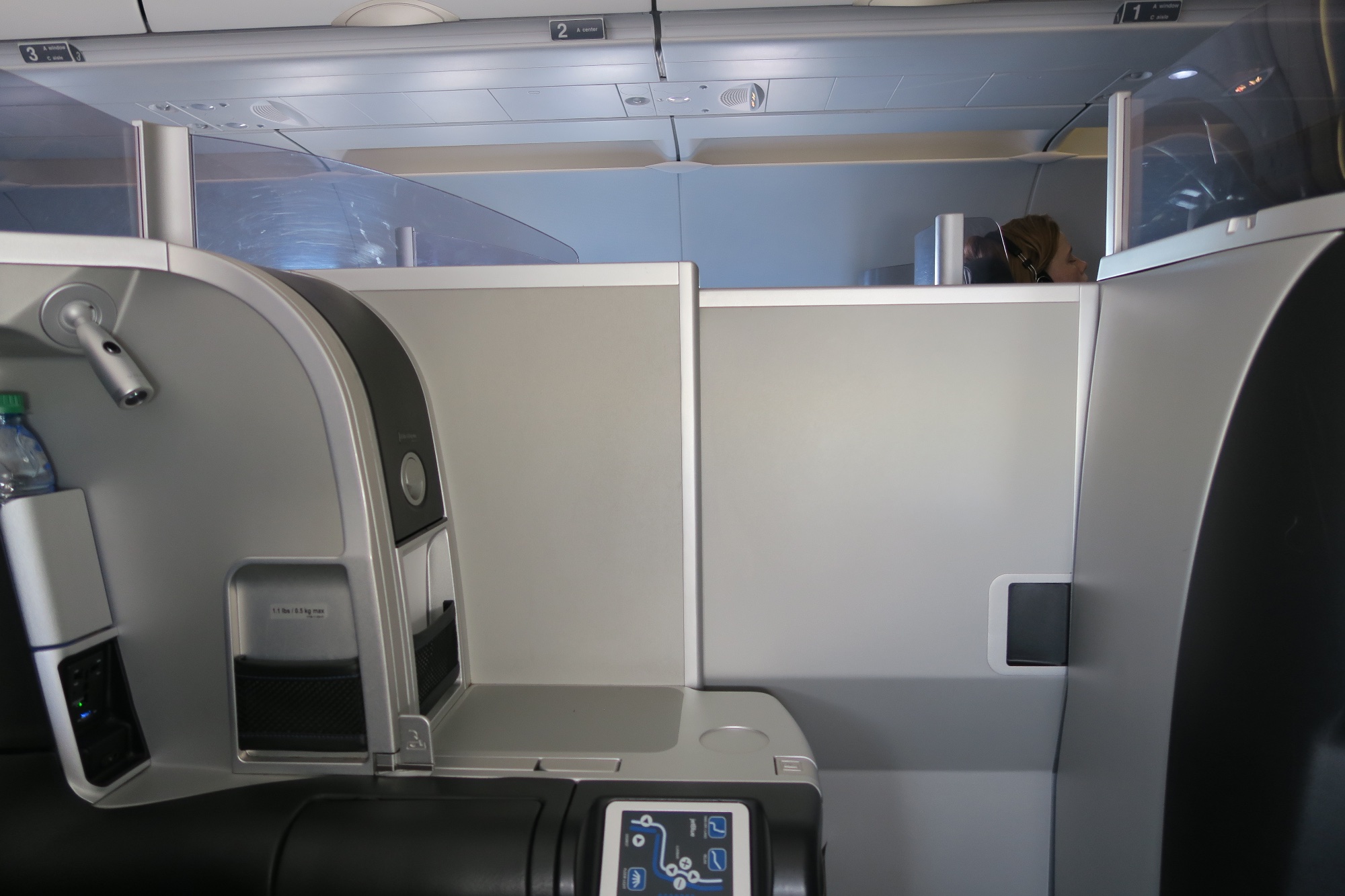 Traveler photo, seat 2F